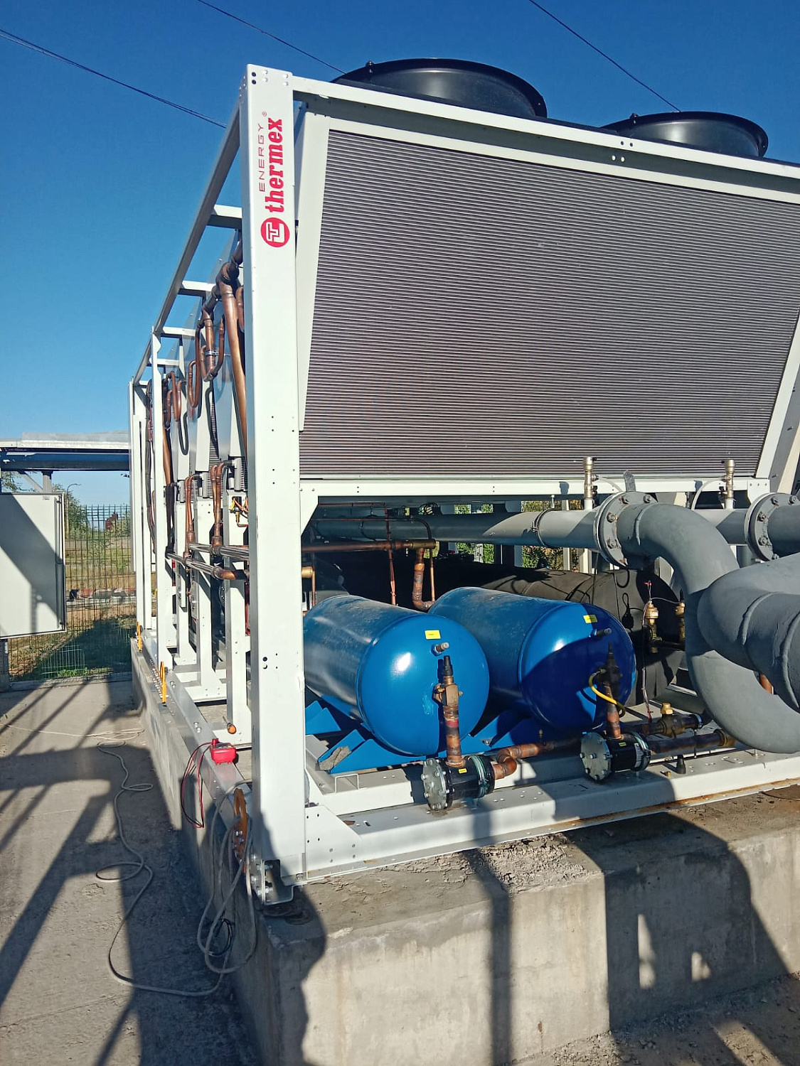 Моноблочный чиллер Thermex Energy TMR на производстве систем автоматики