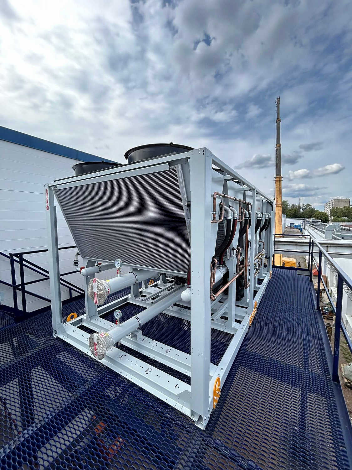 Моноблочный чиллер Thermex Energy TMS с фрикулингом на пищевом производстве